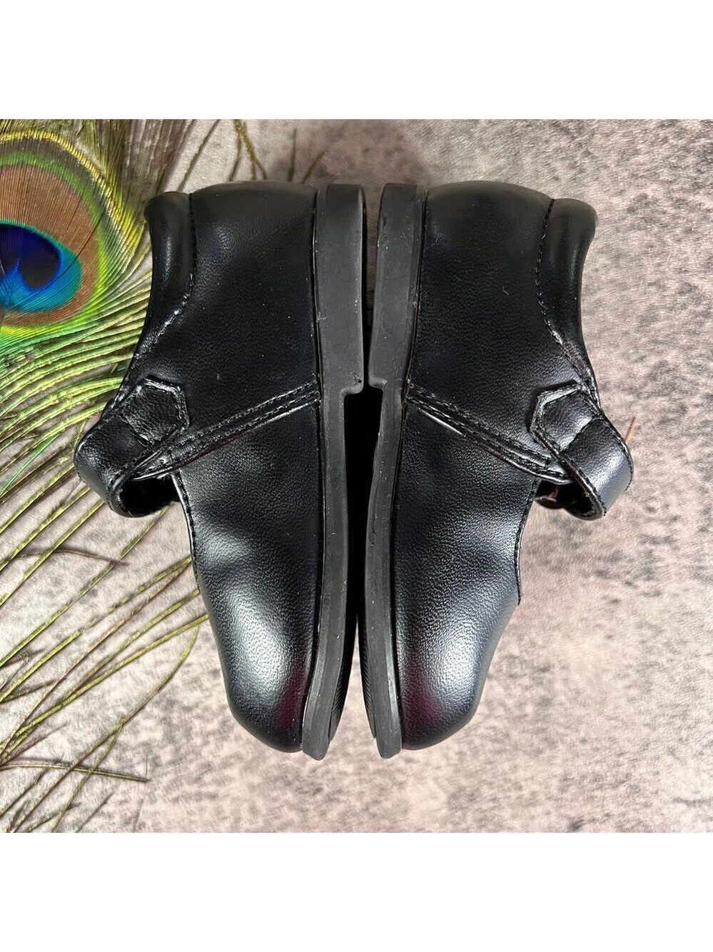 Small Steps Malorie VINTAGE Toddler Girls 4w Faux Leather Mary Janes Black Shoes - Picture 2 of 7